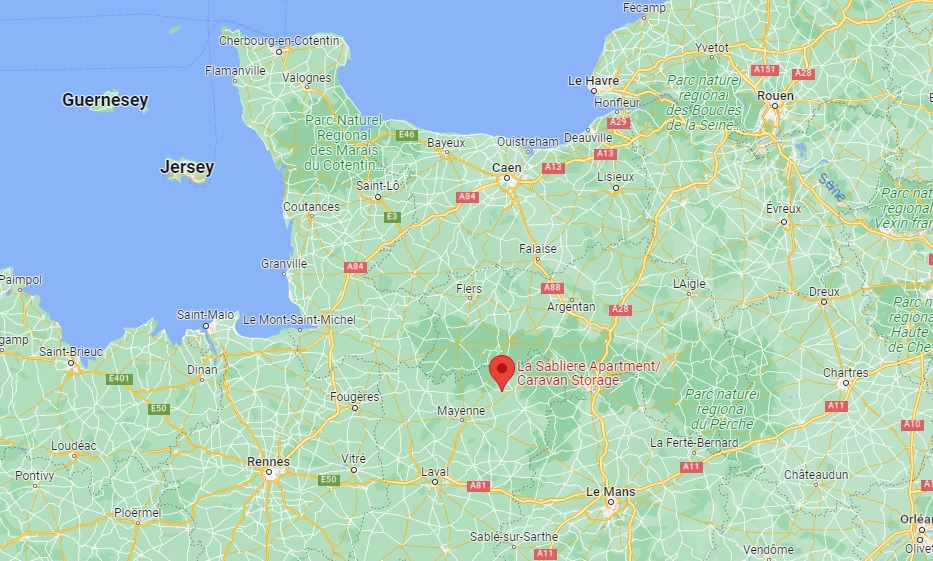 Caravan storage France Mayenne